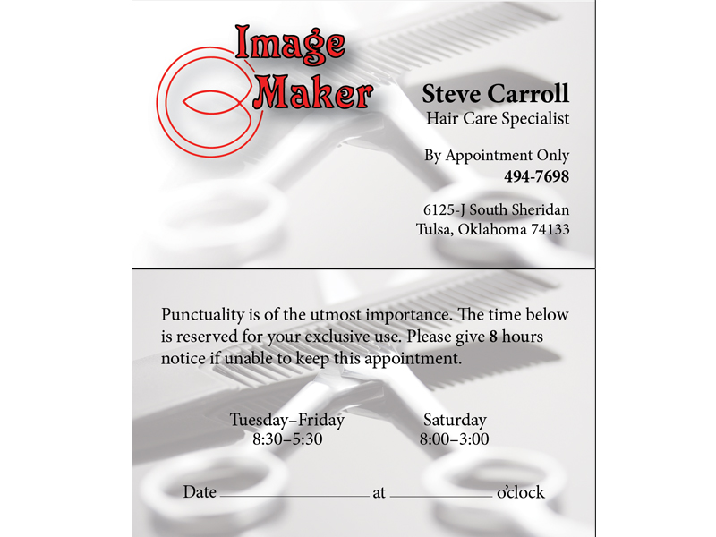 Image Maker: Brand Identity Refresh and Business Card