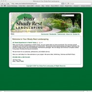 Your Shady Rest Landscaping: Web Design
