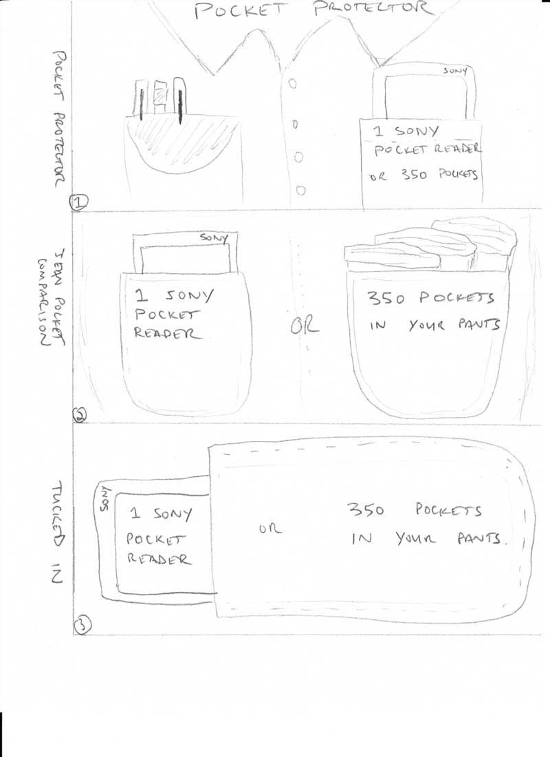 Sony: "Power In Your Pocket" Concept Sketches 1