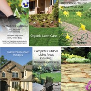 Your Shady Rest Landscaping: Brochure Design